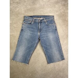 Levi's 511 Shorts Men's Sz 30 Cut-Off Raw Hem Jorts